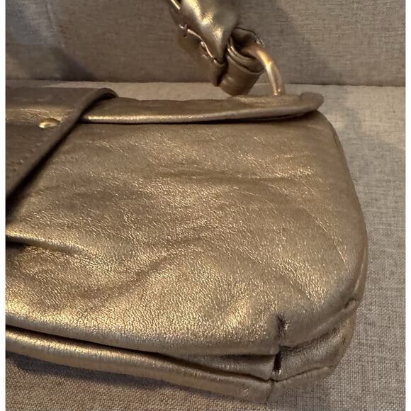 Coach Platinum Rose Gold Glam Snap Closure Shoulder Bag - “Karie” - Picture 9 of 9